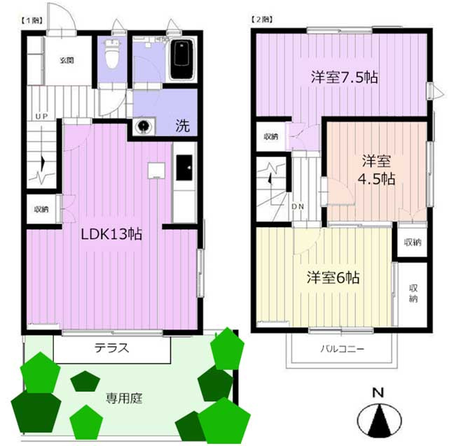 西荻窪駅 徒歩15分 構造:2×4工法
