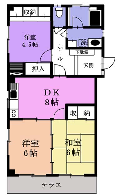 三鷹台駅 徒歩15分 構造:鉄骨造
