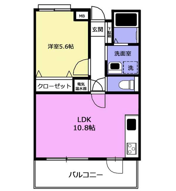 三鷹駅 徒歩16分 構造:鉄筋コンクリート造