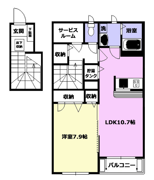 吉祥寺駅 徒歩24分 構造:軽量鉄骨造